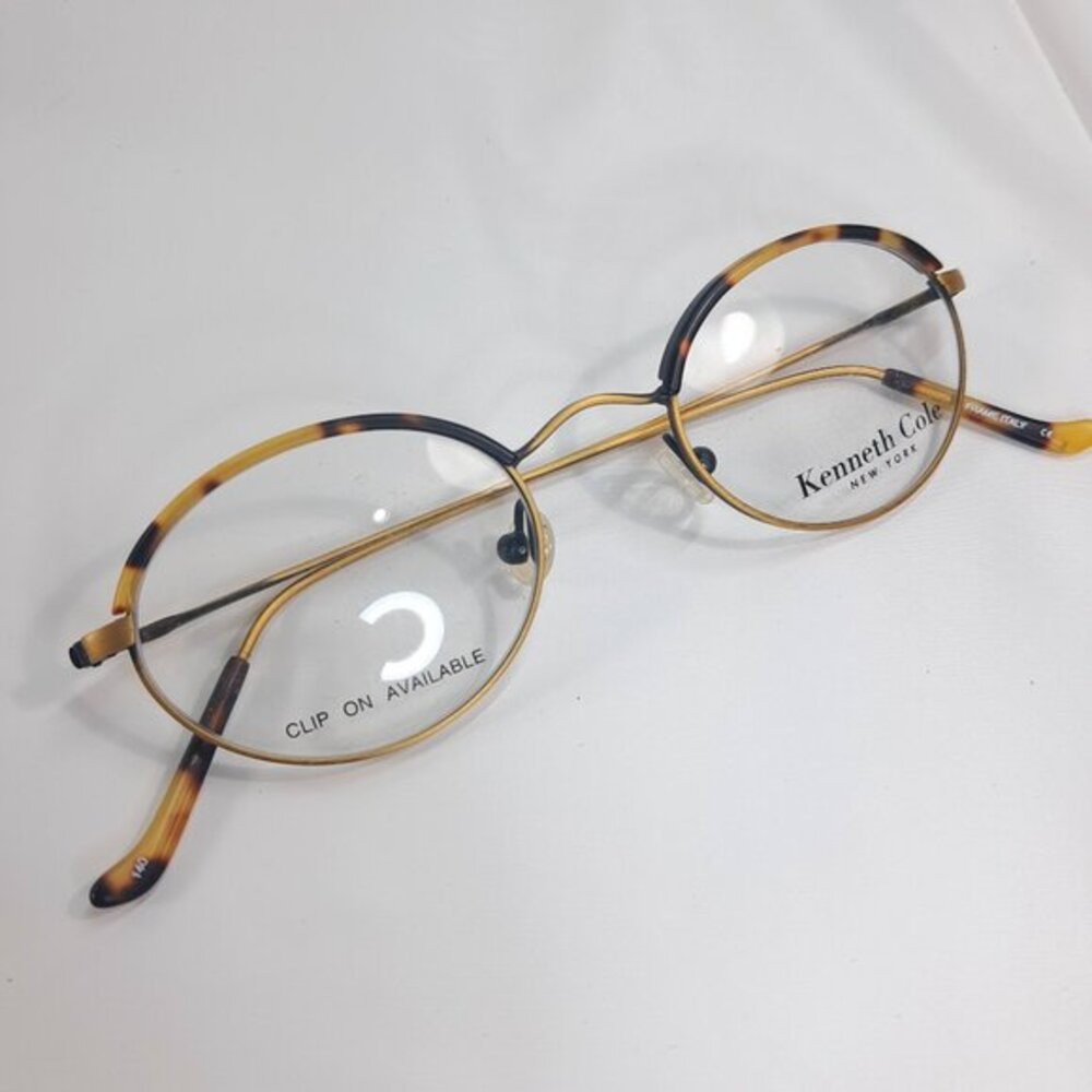 Kenneth Cole Eyeglasses Frames Undercover 401 Tortoise shell 45-20-140 round men